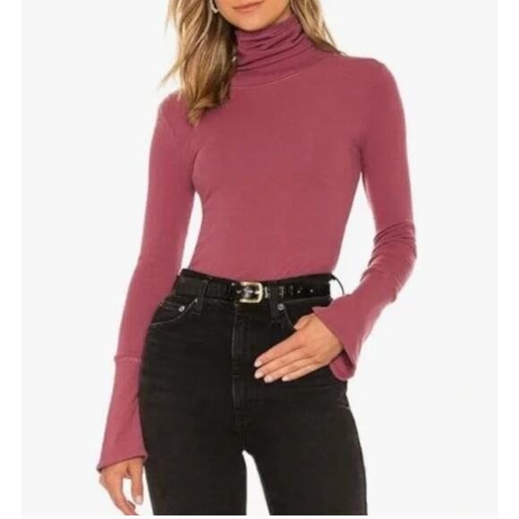 Free People Intimately Pink Sydney Layering Top in Smokey Wings Small - Picture 1 of 9